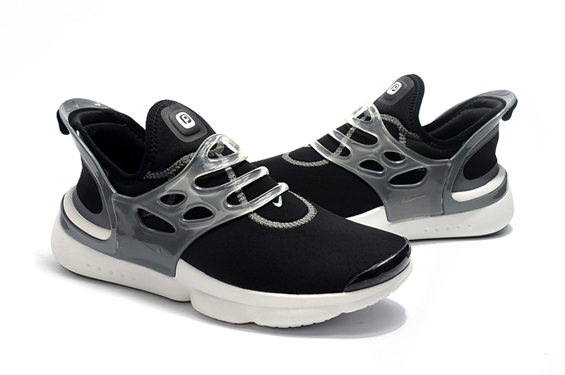 Men Nike Air Presto VI Black Grey Running Shoes - Click Image to Close